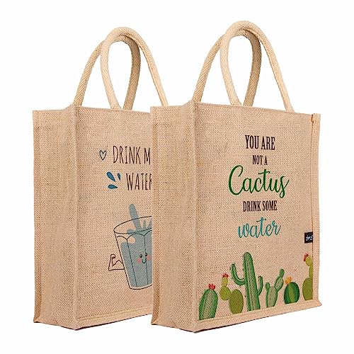 Sangra Eco-Friendly Printed Jute Hand