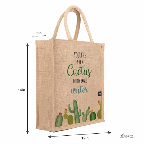Sangra Eco-Friendly Printed Jute Hand
