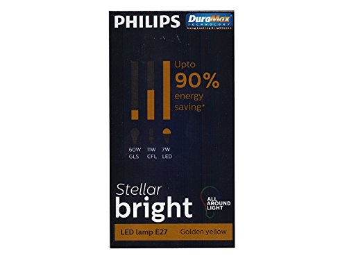 PHILIPS E27 7-Watt LED Bulbs WW (Pack of 12, Warm White) - Image 5