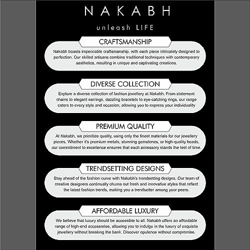 Nakabh Cuban 8 inch Stainless Steel Bracelet for Men Boys - Image 2