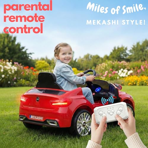 MEKASHI Ride-On Car for Kids 1-4 Years, Red (MKS005) - Image 3