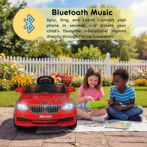 MEKASHI Ride-On Car for Kids 1-4 Years, Red (MKS005) - Image 7