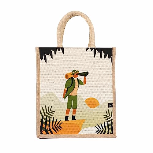 Sangra Floral Printed Jute Lunch