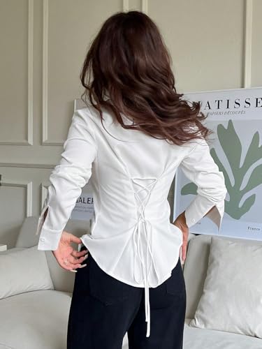 Aahwan Solid Front Button Long Sleeve Casual Shirt for Women' - Image 2