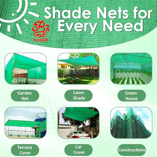 BENAVJI Green Shade Net, 50%