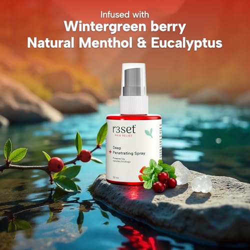 R3SET Natural Pain Relief Spray