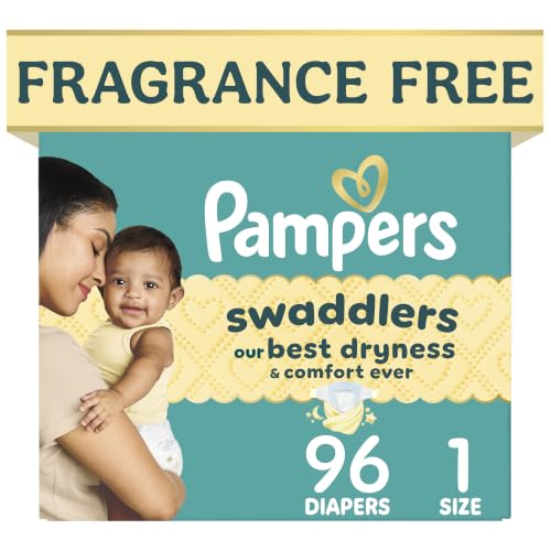 Pampers Swaddlers Diapers, Size 1