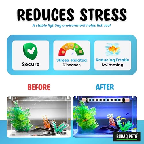 Buraq Pets Aquarium Led Light Multi Colour WRGB for 2.5 FT Fish Tank - Image 7