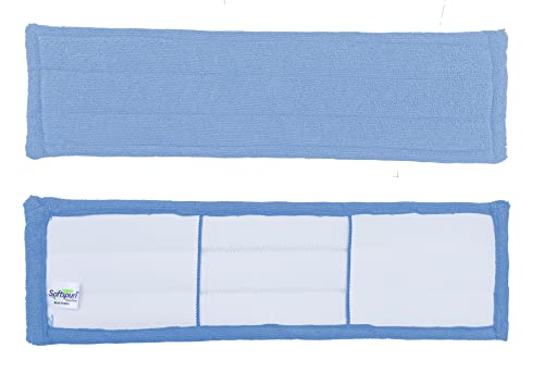 SOFTSPUN Microfiber Wet & Dry Cleaning Mop Refill - Sky Blue - 19inches