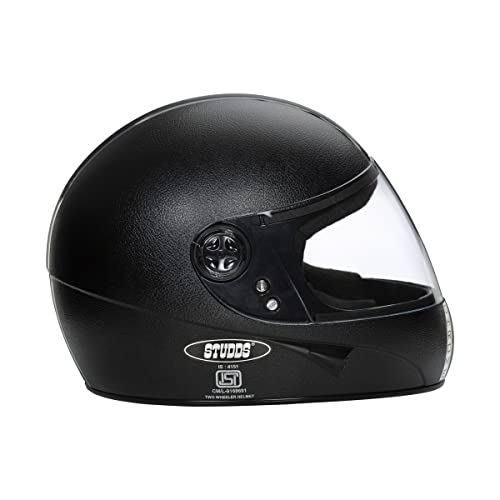Studds Chrome Eco Full Face Helmet- Black (Xl) - Image 6