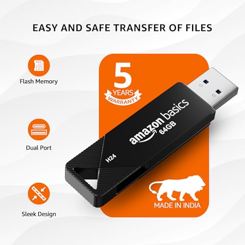 Amazon Basics 64GB Flash Drive