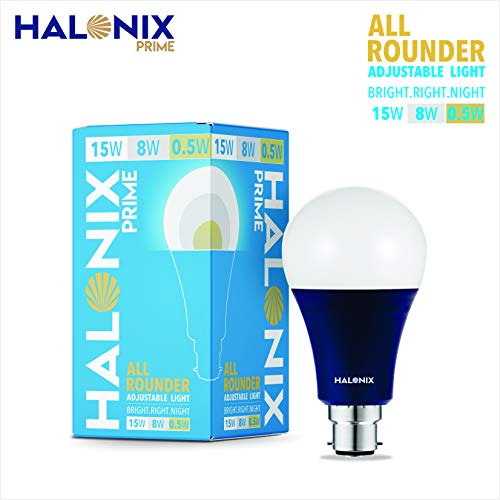 Halonix 3-in-1 Dimmable 15W, 8W