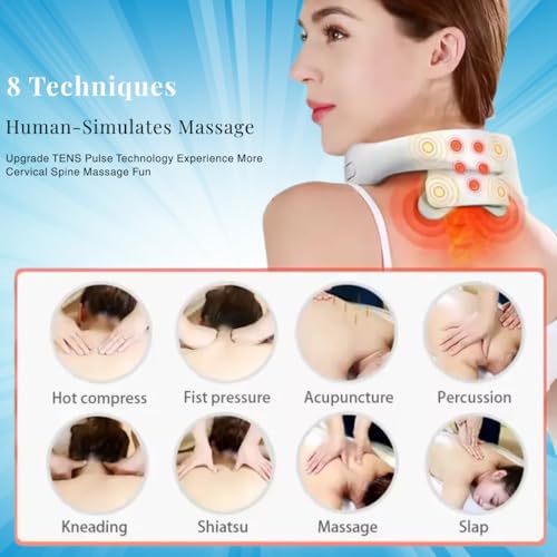 FLOITTUY Portable Neck Electric Pulse Massager - Image 7