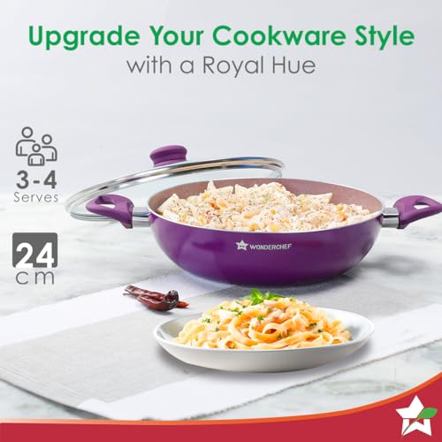 Wonderchef Royal Velvet Non-Stick Kadhai