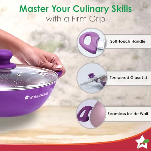 Wonderchef Royal Velvet Non-Stick Kadhai