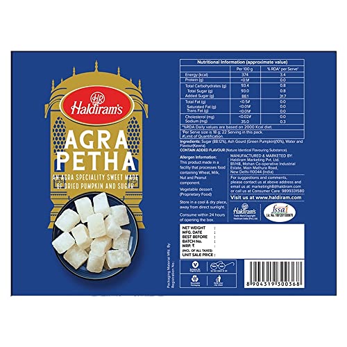 Haldiram's Delhi Dry Agra Petha