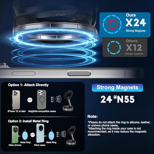 Upgraded 360° Vacuum Magnetic Car