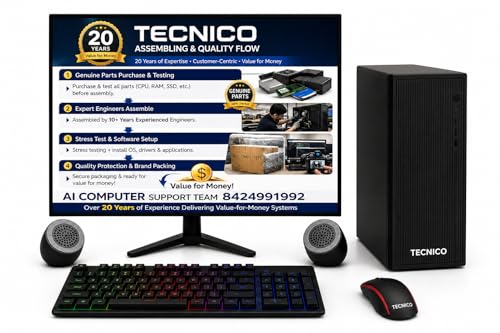 TECNICO Desktop Computer Set, Windows