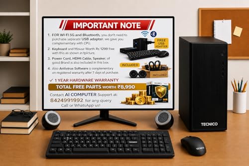 TECNICO Desktop Computer Set, Windows