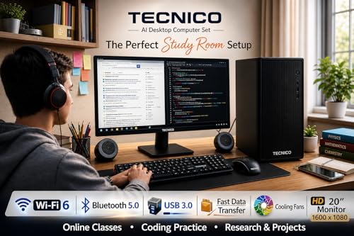 TECNICO Desktop Computer Set, Windows