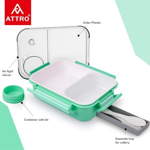 ATTRO Smart 2 Compartment Lunch