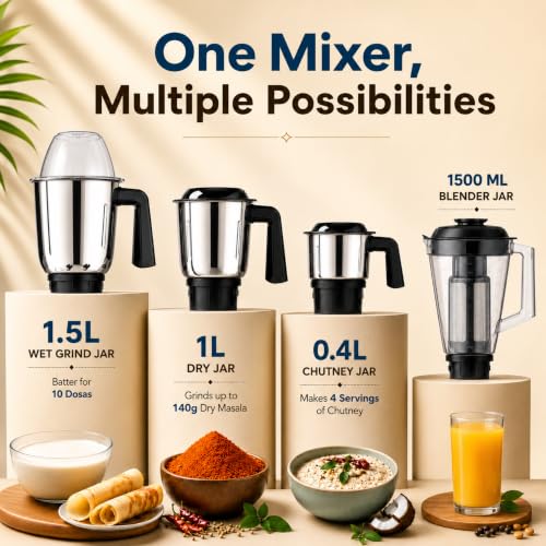 Milton Artis Mixer Grinder, ISI