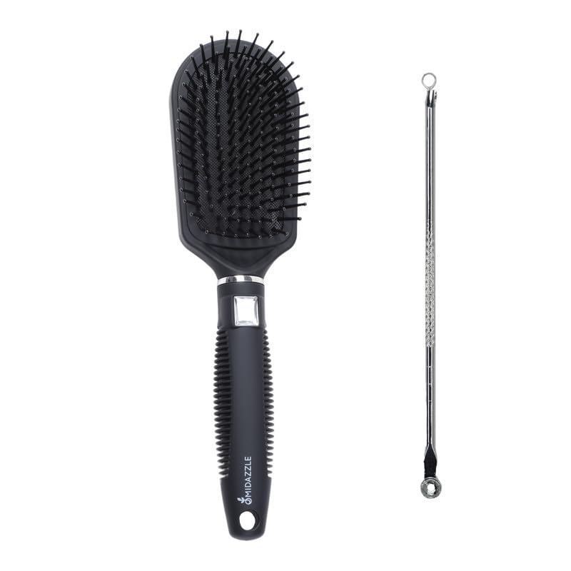 Midazzle Stainless Steel Blackhead Remover With Premium Hair Brush 18 - Set of 2