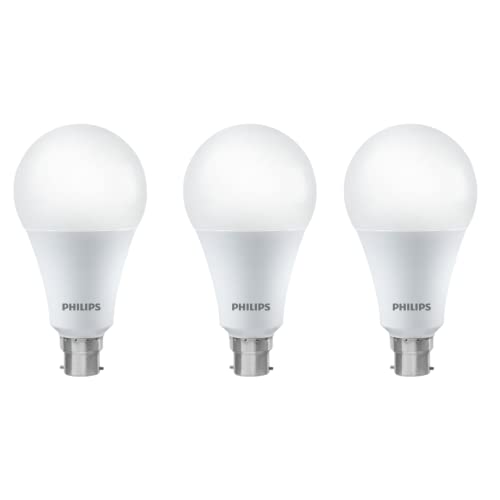PHILIPS Stellar Bright 16 Watt LED Bulb, Base B22,Cool Day Light, Pack of 3