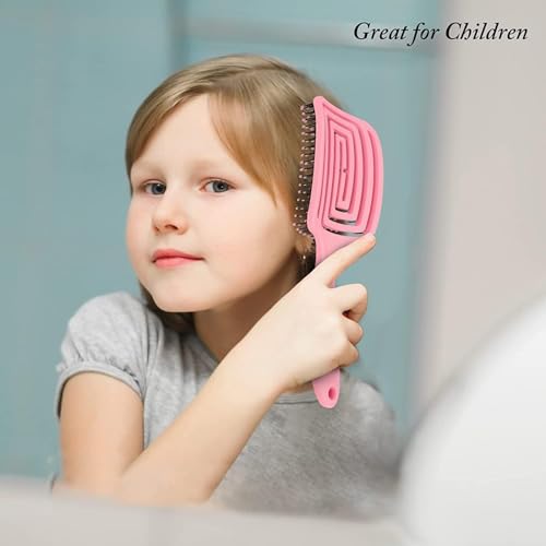 Curved Vented Hair Brush