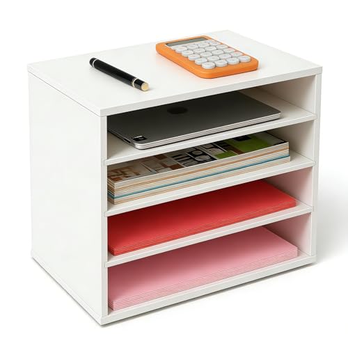 eMerit Wood Desktop Organizer Paper