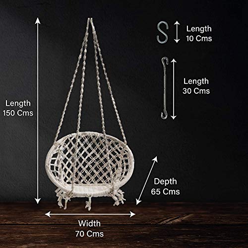 Swingzy Cotton Netted Rope Hanging