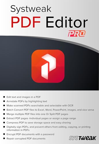 Systweak PDF Editor PRO
