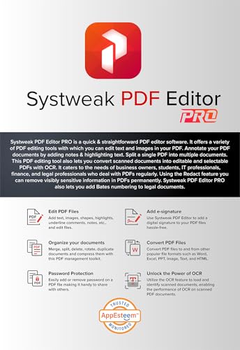 Systweak PDF Editor PRO