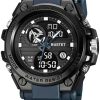 Fastrack Blue Dial Silver Stainless