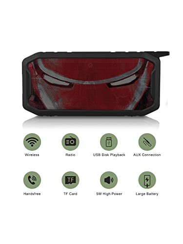 Bluetooth Speaker Charcoal Art Iron