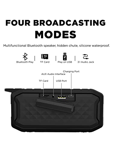 Bluetooth Speaker Charcoal Art Iron