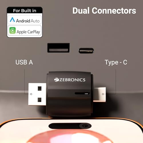 Zebronics Wireless Carplay and Auto Adapter DriveCast - Image 3