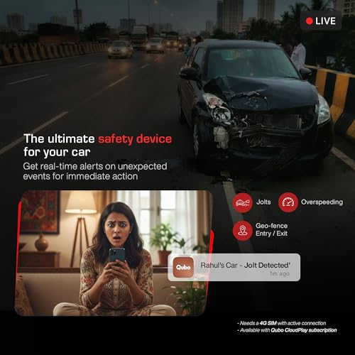 Qubo Dashcam 4G Live