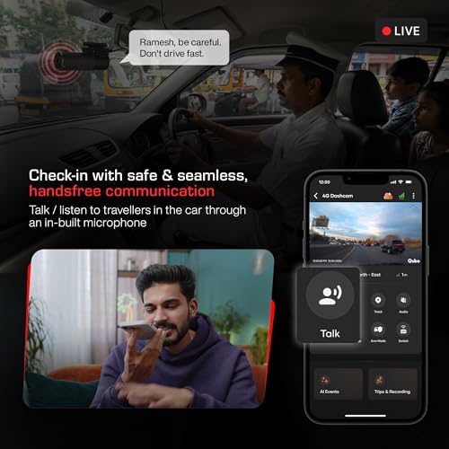 Qubo Dashcam 4G Live