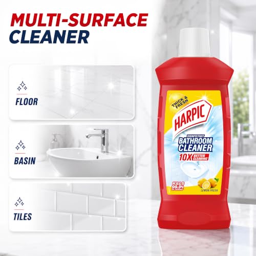 Harpic Bathroom Cleaner Lemon - 1 L - Image 6