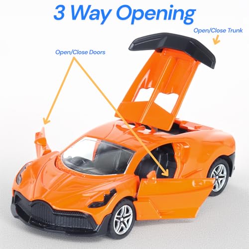 Metal Die-cast 1:37 Bug - Orange - Image 4
