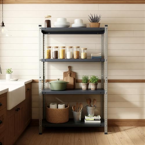 4-Shelf Adjustable Metal Storage Rack