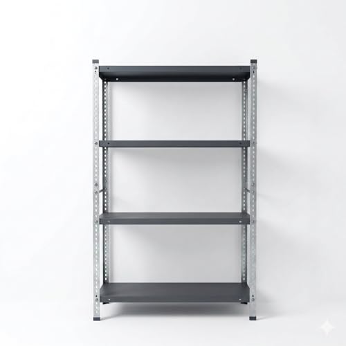 4-Shelf Adjustable Metal Storage Rack