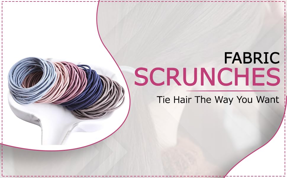 GITGRNTH Soft Cotton Hair Ties