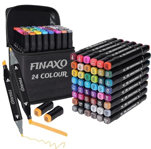 Finaxo 24 Colors Art Markers