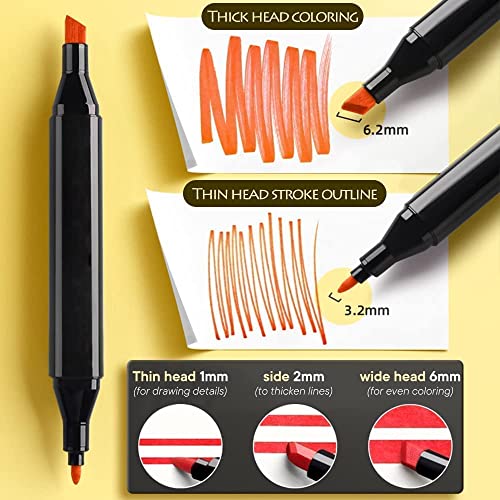 Finaxo 24 Colors Art Markers