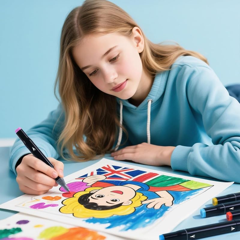 Finaxo 24 Colors Art Markers