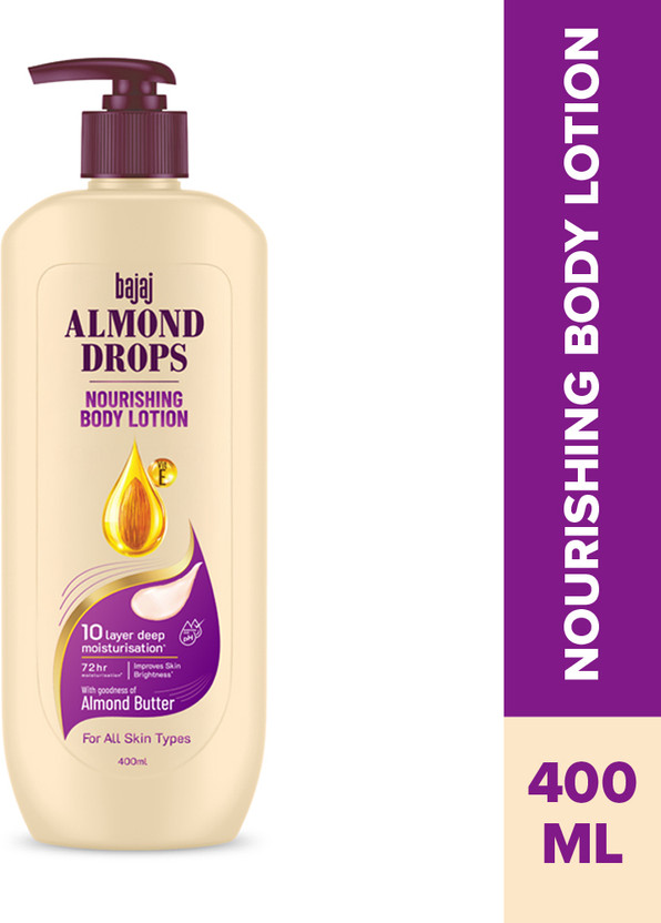BAJAJ Almond Drops Nourishing Body Lotion with Almond Butter, 72