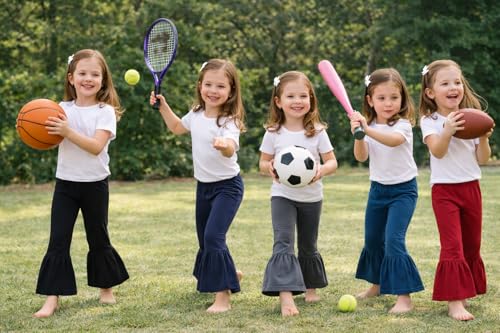 T2F Girls Flared Leggings Pack