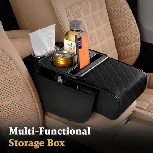 Leather Car Armrest Cushion